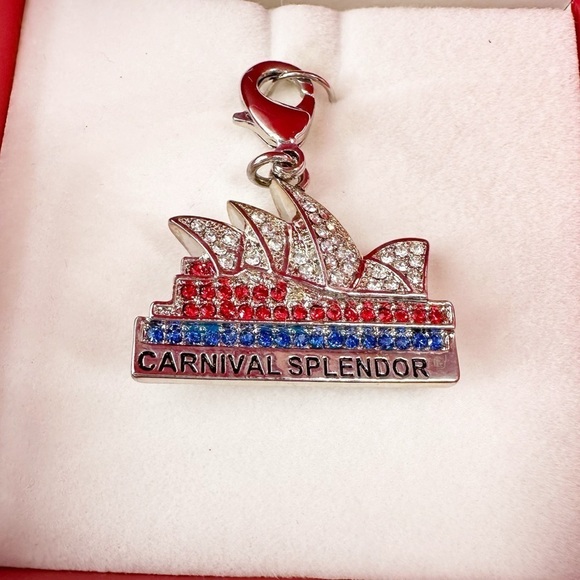 NWT Carnival  Splendor Silver Charm Necklace Charm Bracelet - Picture 3 of 5